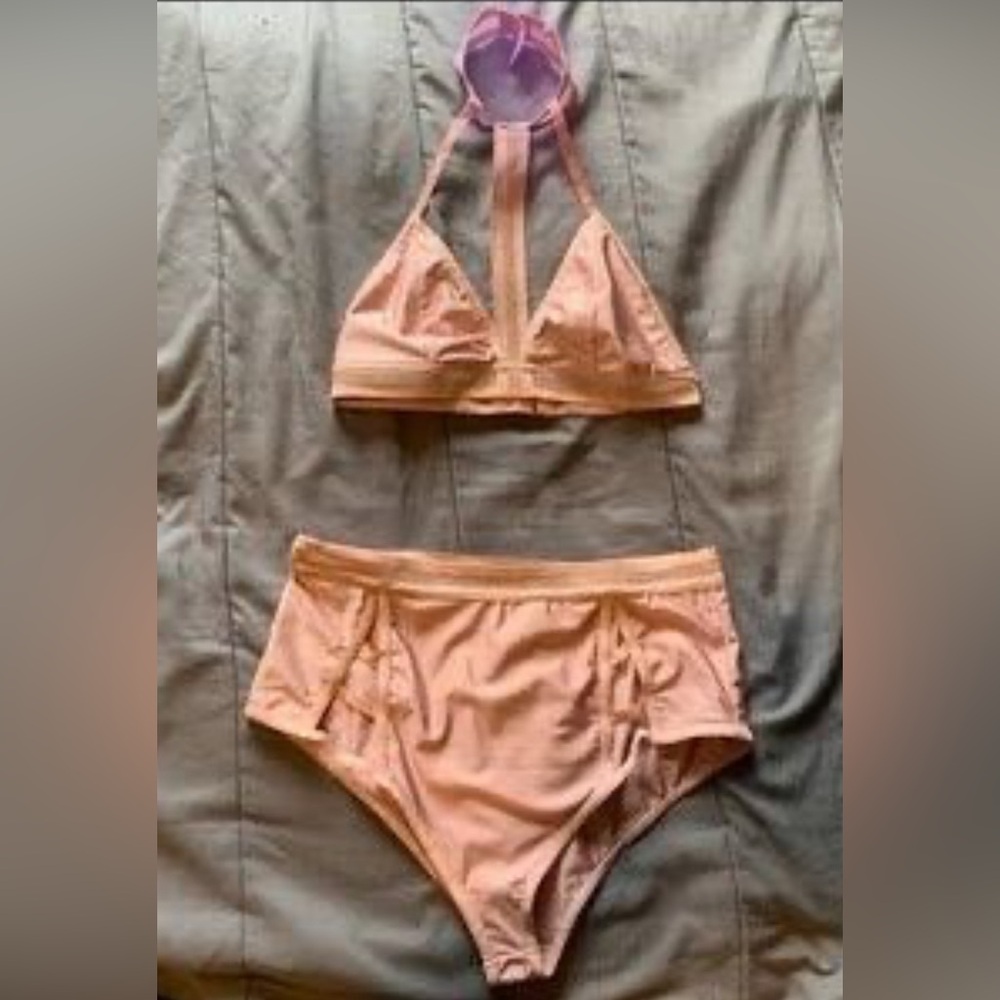 Light Pink High Waist Bikini
